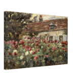 Flowers in the Artist's Garden by Marie Duhem, canvas