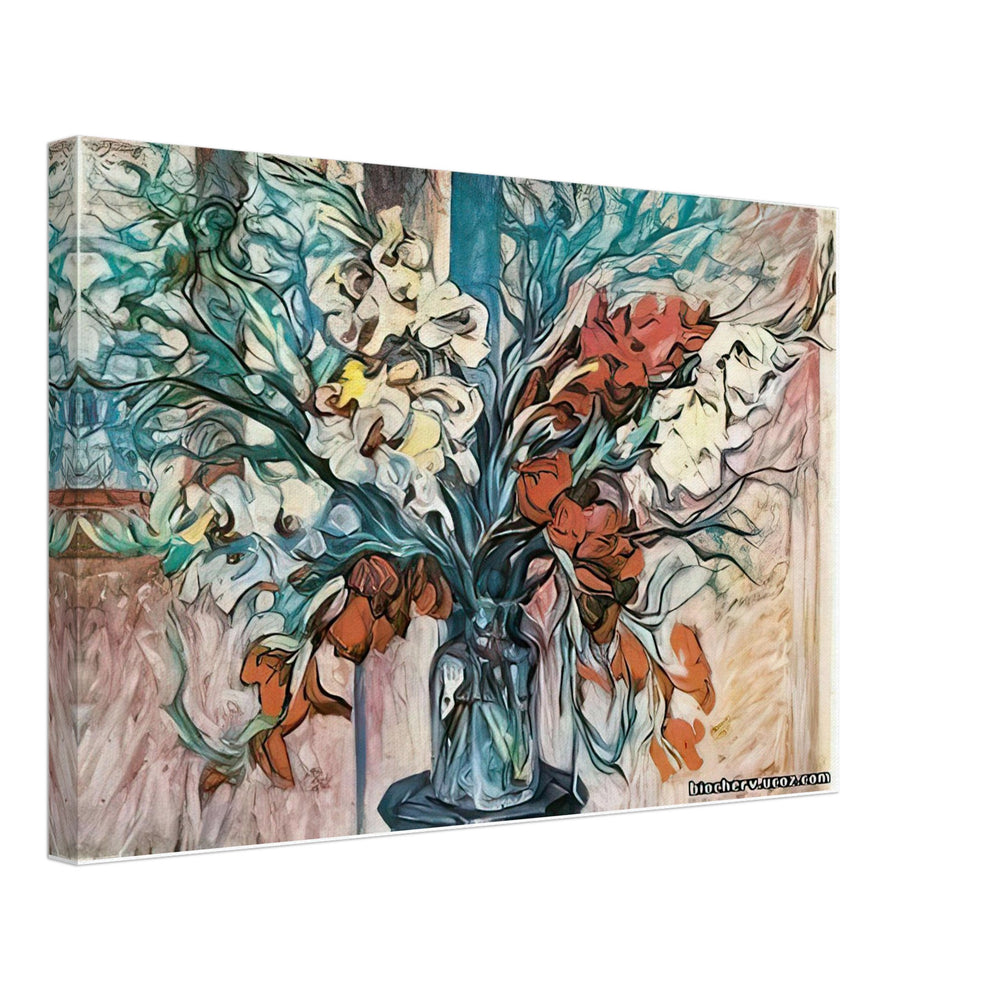 Flowers by Oleksa Novakivskyi, canvas