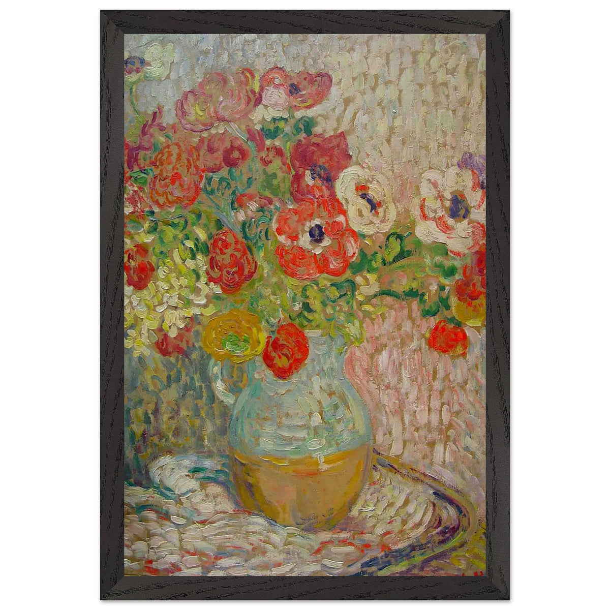 Flowers Still Life by Louis Valtat, framed poster, view 2