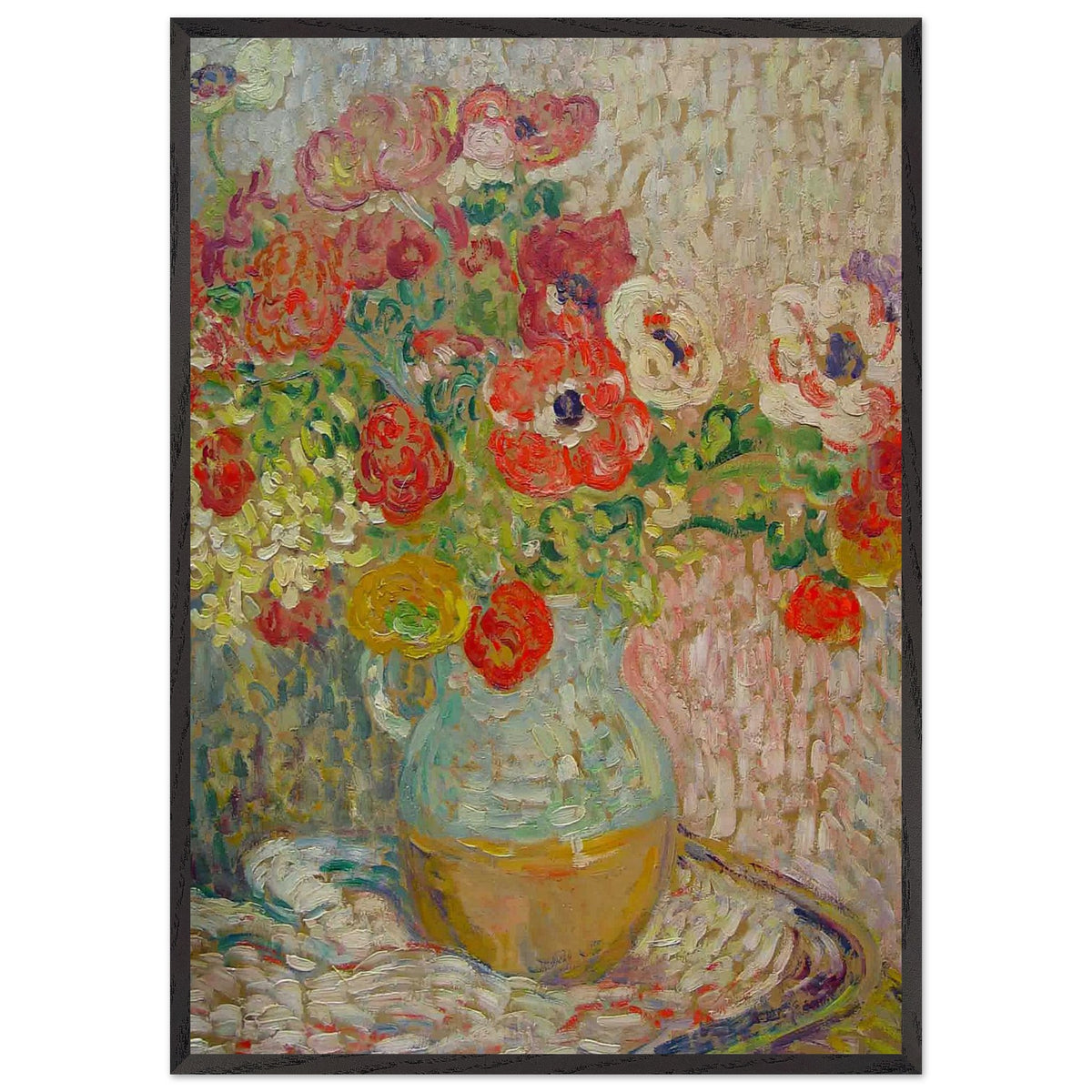 Flowers Still Life by Louis Valtat, framed poster, view 3