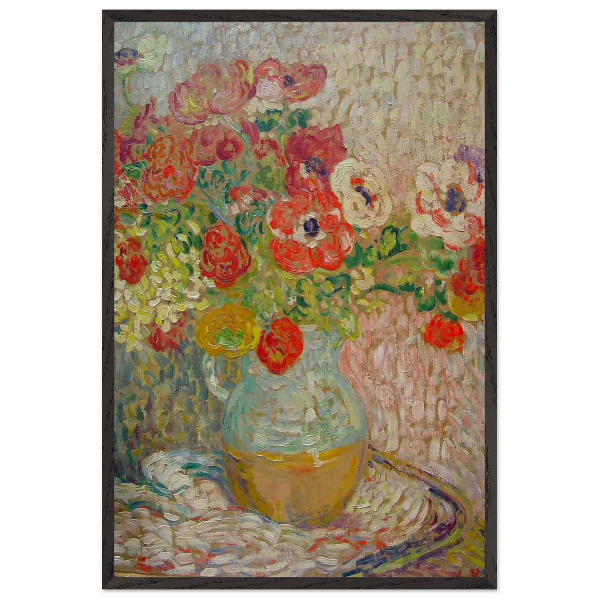 Flowers Still Life by Louis Valtat, framed poster