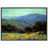 Flowers Under the Oaks by Granville Redmond, framed poster, view 3