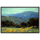 Flowers Under the Oaks by Granville Redmond, framed poster