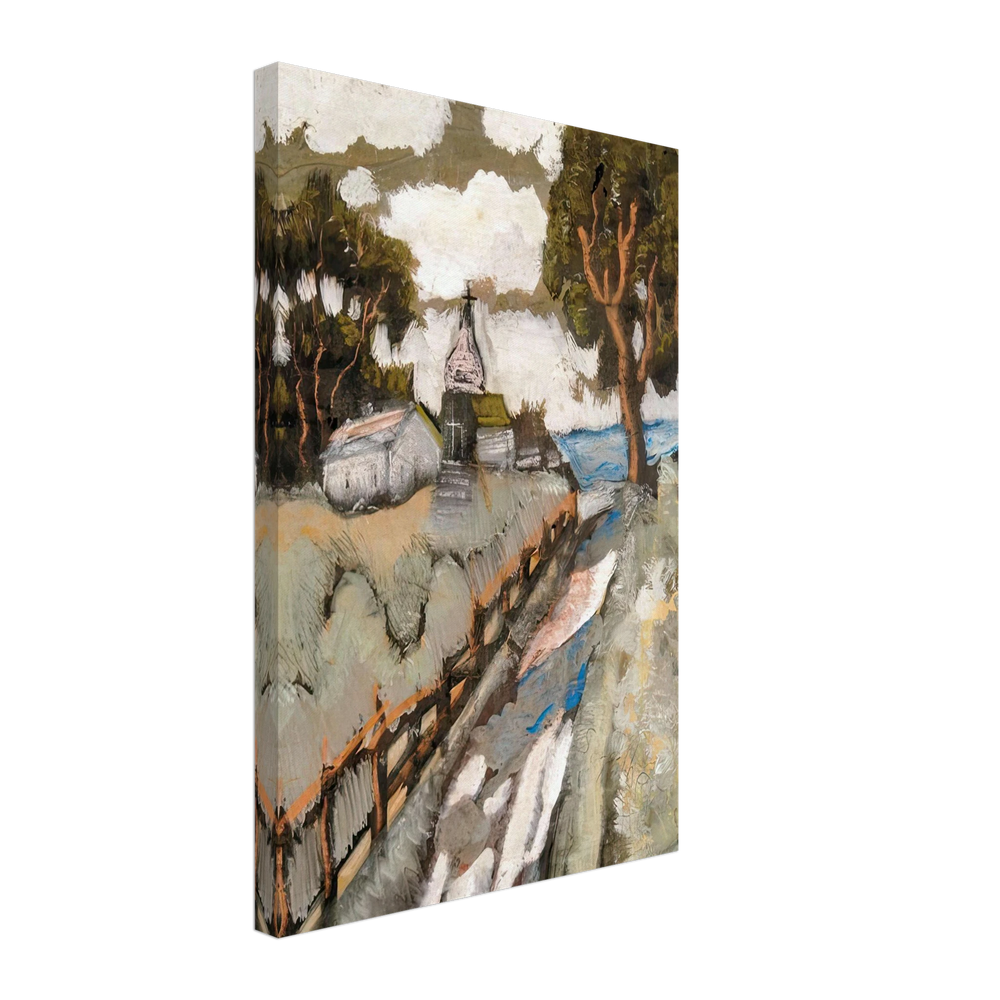 Folyópart by Scheiber Hugó, canvas
