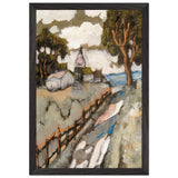 Folyópart by Scheiber Hugó, framed poster, view 2
