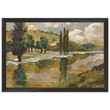 Folyóparti Fák 1920 by Scheiber Hugó, framed poster, view 2