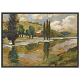 Folyóparti Fák 1920 by Scheiber Hugó, framed poster, view 3