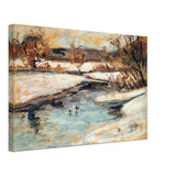 Folyóparti Táj by Scheiber Hugó, canvas