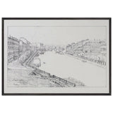 Fontanka by Anna Ostroumova-Lebedeva, framed poster, view 3