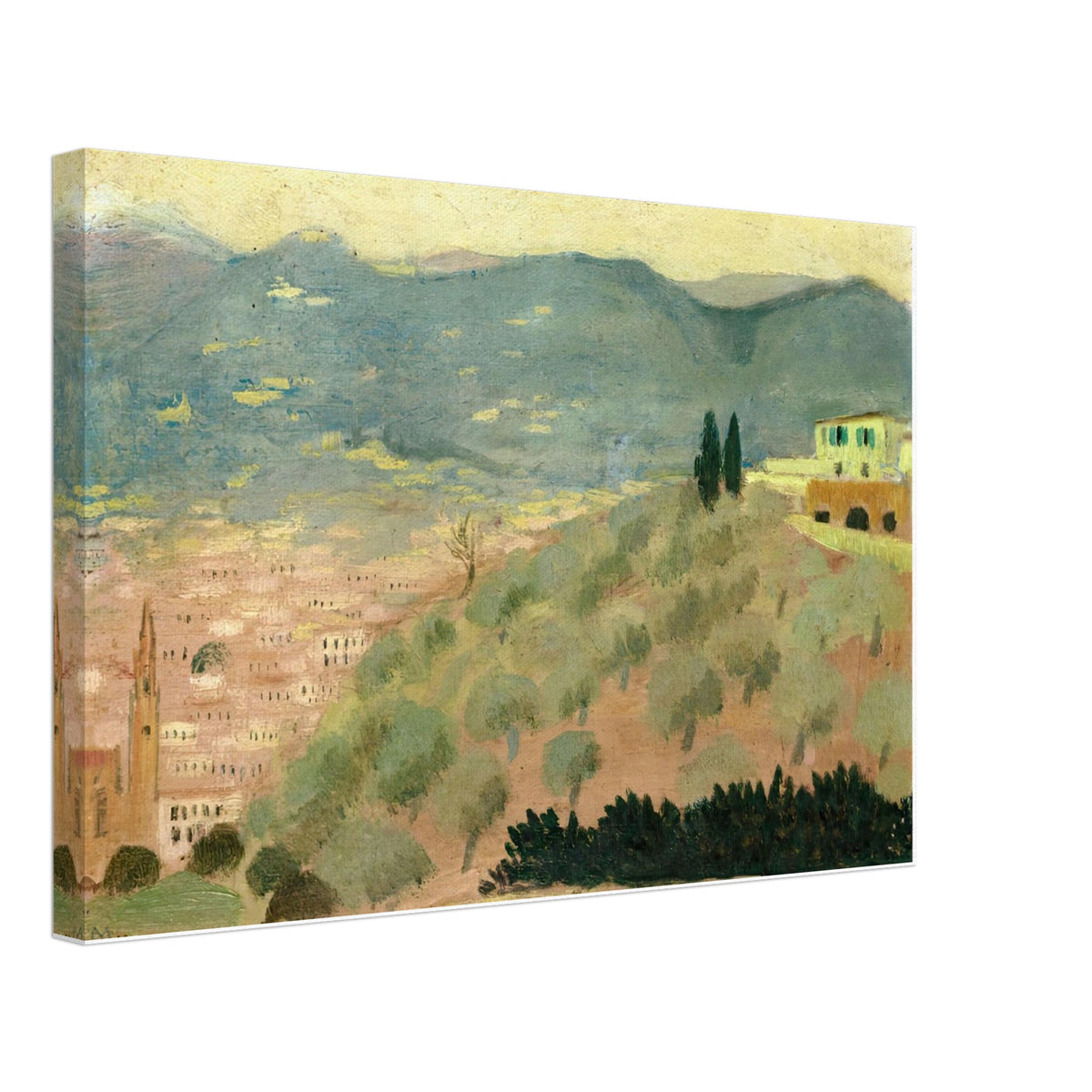 Forentice Landscape, Viale dei Colli by Maurice Denis, canvas