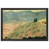 Forentice Landscape, Viale dei Colli by Maurice Denis, framed poster, view 2