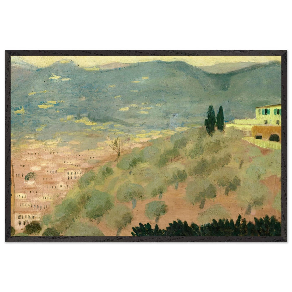 Forentice Landscape, Viale dei Colli by Maurice Denis, framed poster