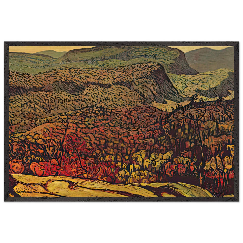 Forest Wilderness by J. E. H. MacDonald, framed poster
