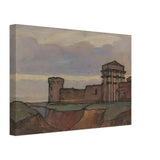 Fortress by Nicholas Roerich, canvas, view 2