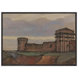 Fortress by Nicholas Roerich, framed poster, view 3