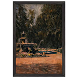 Fountain by Fujishima Takeji, framed poster, view 2