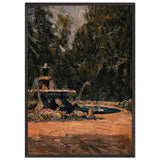 Fountain by Fujishima Takeji, framed poster, view 3