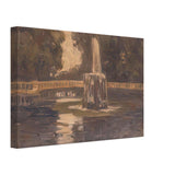 Fountain in Rome by Fujishima Takeji, canvas, view 2