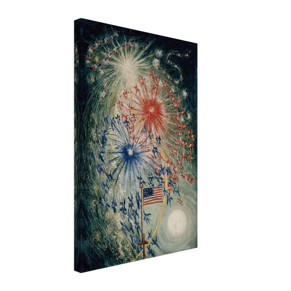 Fourth of July Number 1 by Florine Stettheimer, canvas