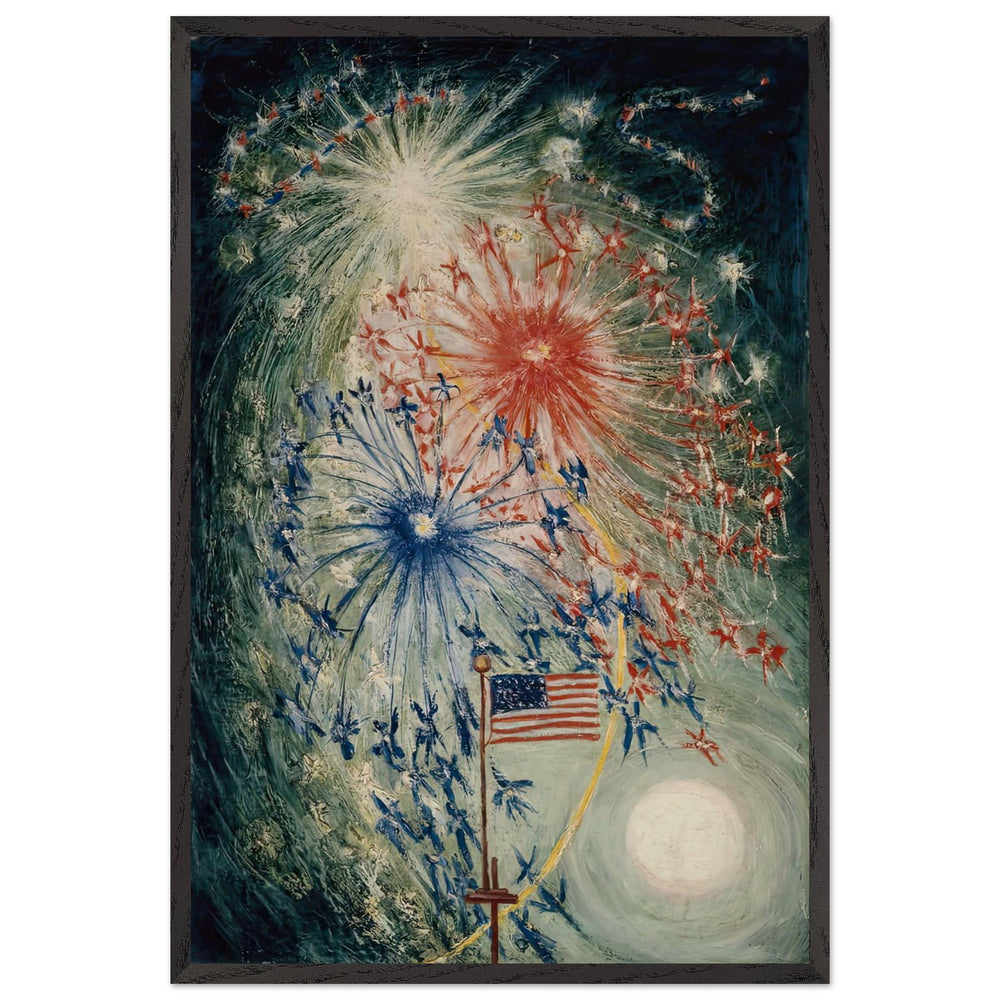 Fourth of July Number 1 by Florine Stettheimer, framed poster