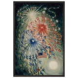 Fourth of July Number 1 by Florine Stettheimer, framed poster