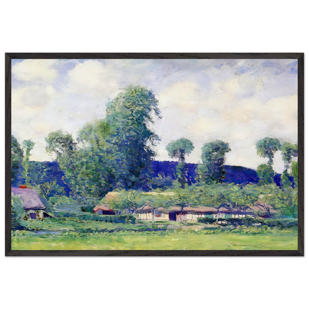 French Farm by Guy Rose, framed poster
