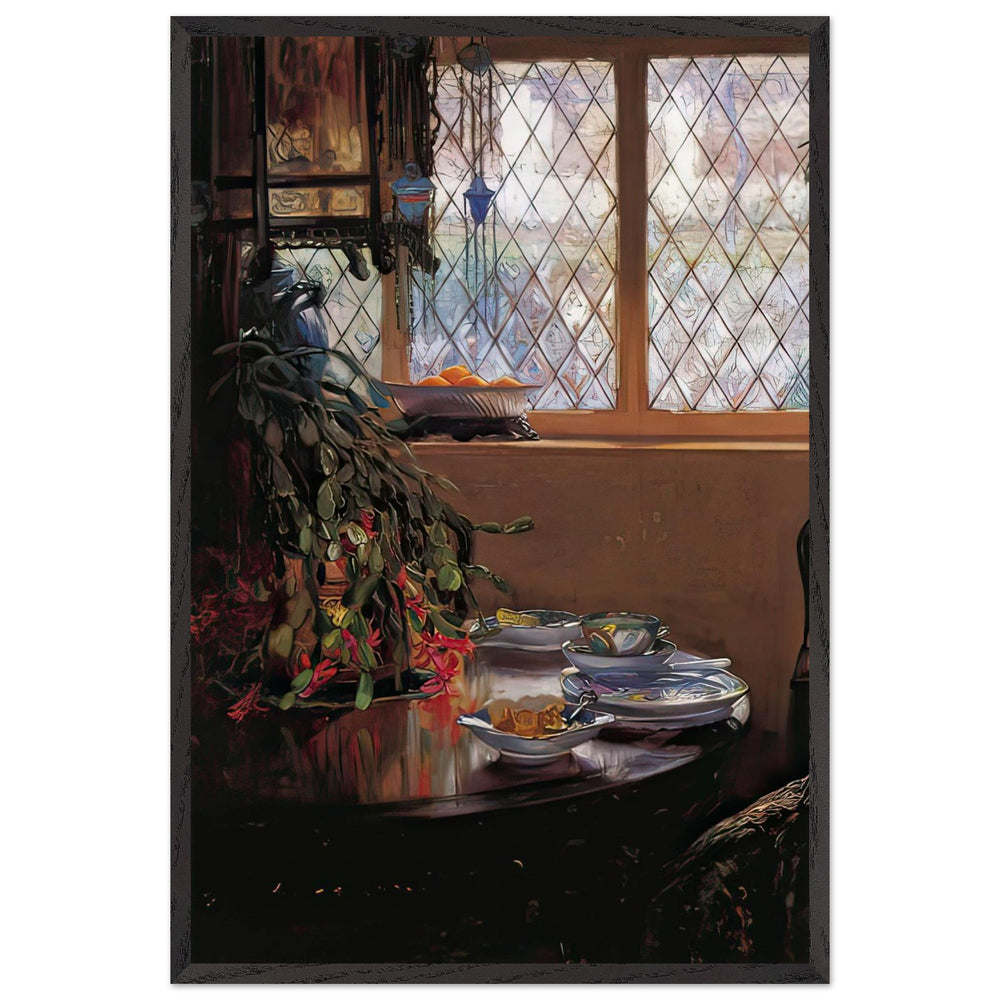 From the Dining Room Window by Guy Rose, framed poster