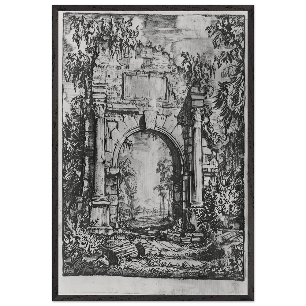 Frontispiece by Konstantin Bogaevsky, framed poster