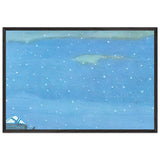 Frosty Mongolia by Nicholas Roerich, framed poster
