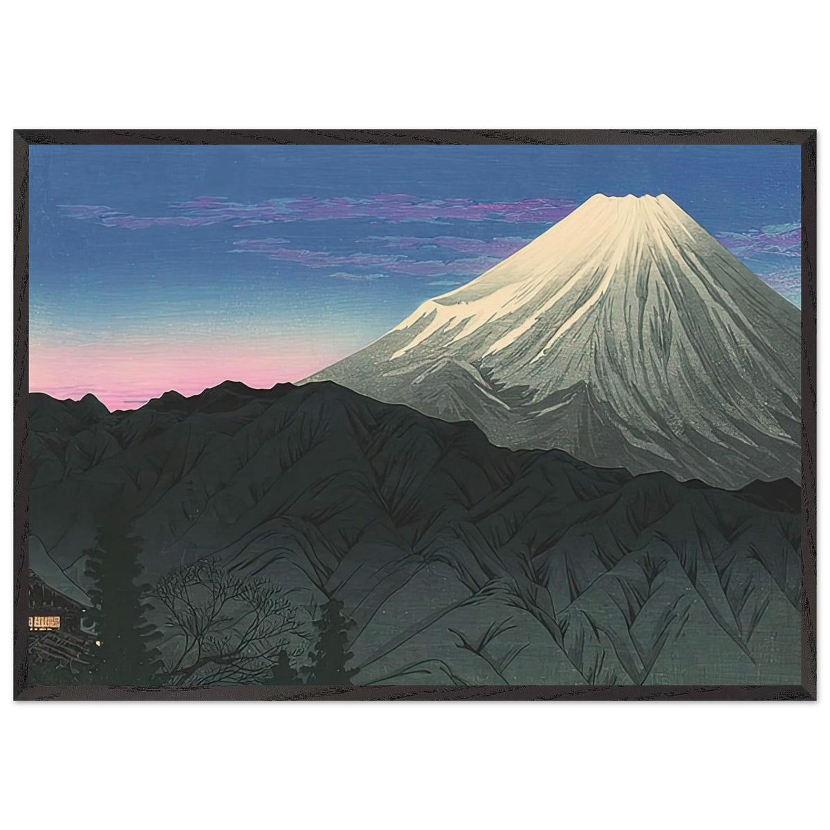 Fuji from Hakone by Shotei Takahashi, framed poster, view 3