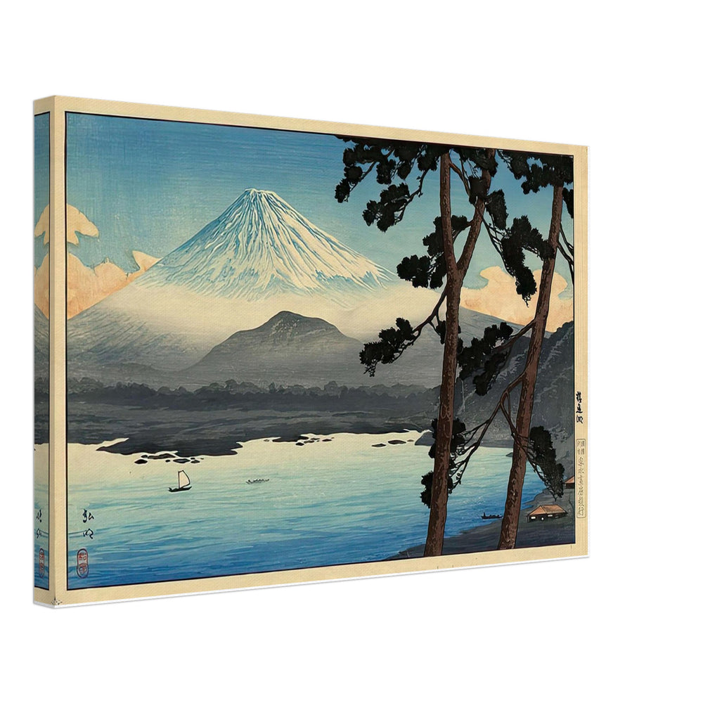 Fuji from Lake Shojin by Shotei Takahashi, canvas