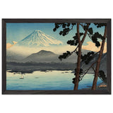 Fuji from Lake Shojin by Shotei Takahashi, framed poster, view 2