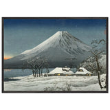 Fuji from Lake Yamanaka by Shotei Takahashi, framed poster, view 3