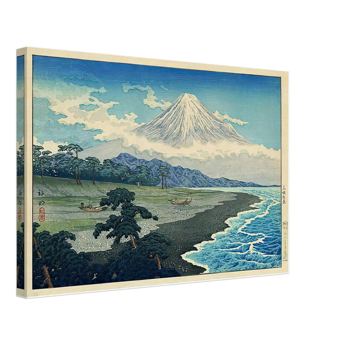 Fuji from Miho no Matsubara by Shotei Takahashi, canvas