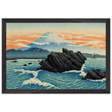 Fuji from Okitsu by Shotei Takahashi, framed poster, view 2
