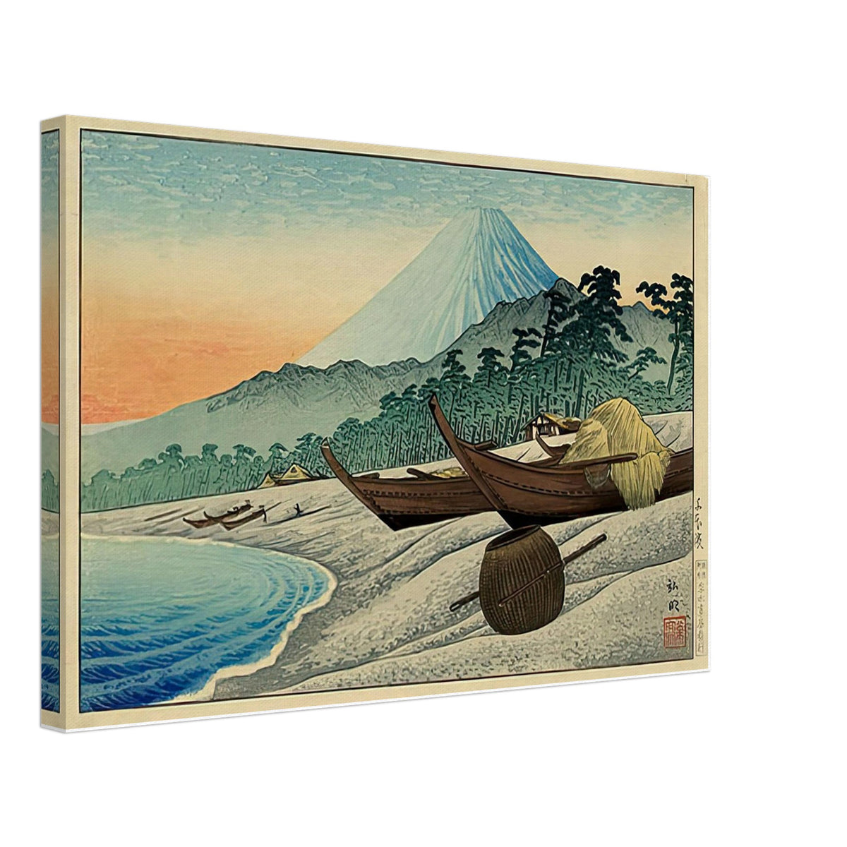Fuji from Senbon Beach by Shotei Takahashi, canvas