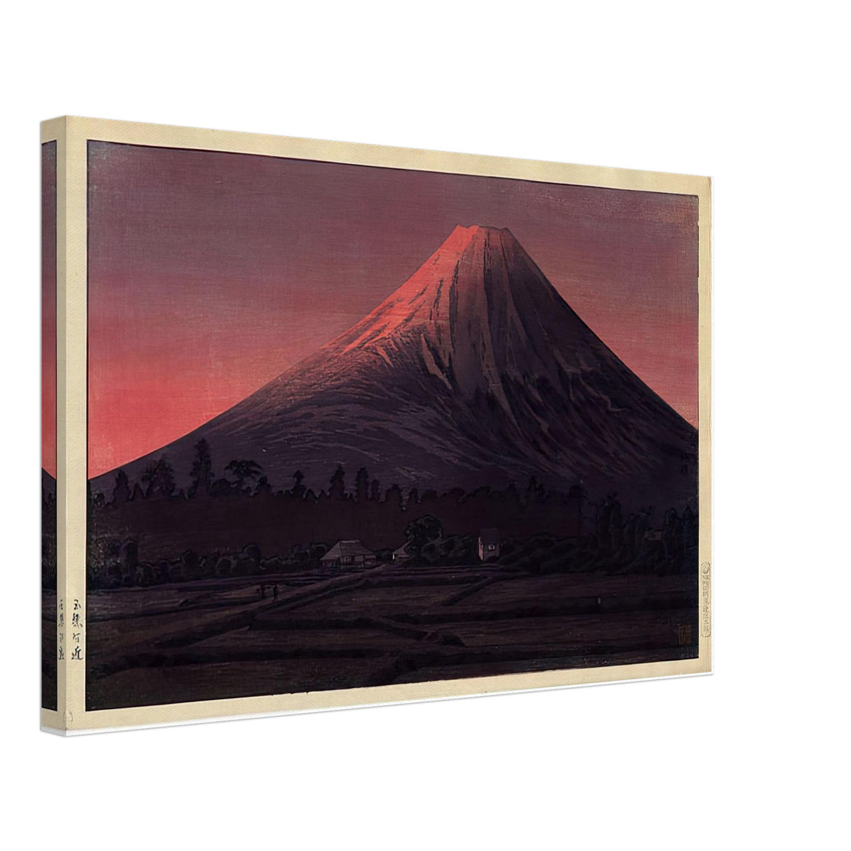 Fuji near Tamaho (pink variant) by Shotei Takahashi, canvas