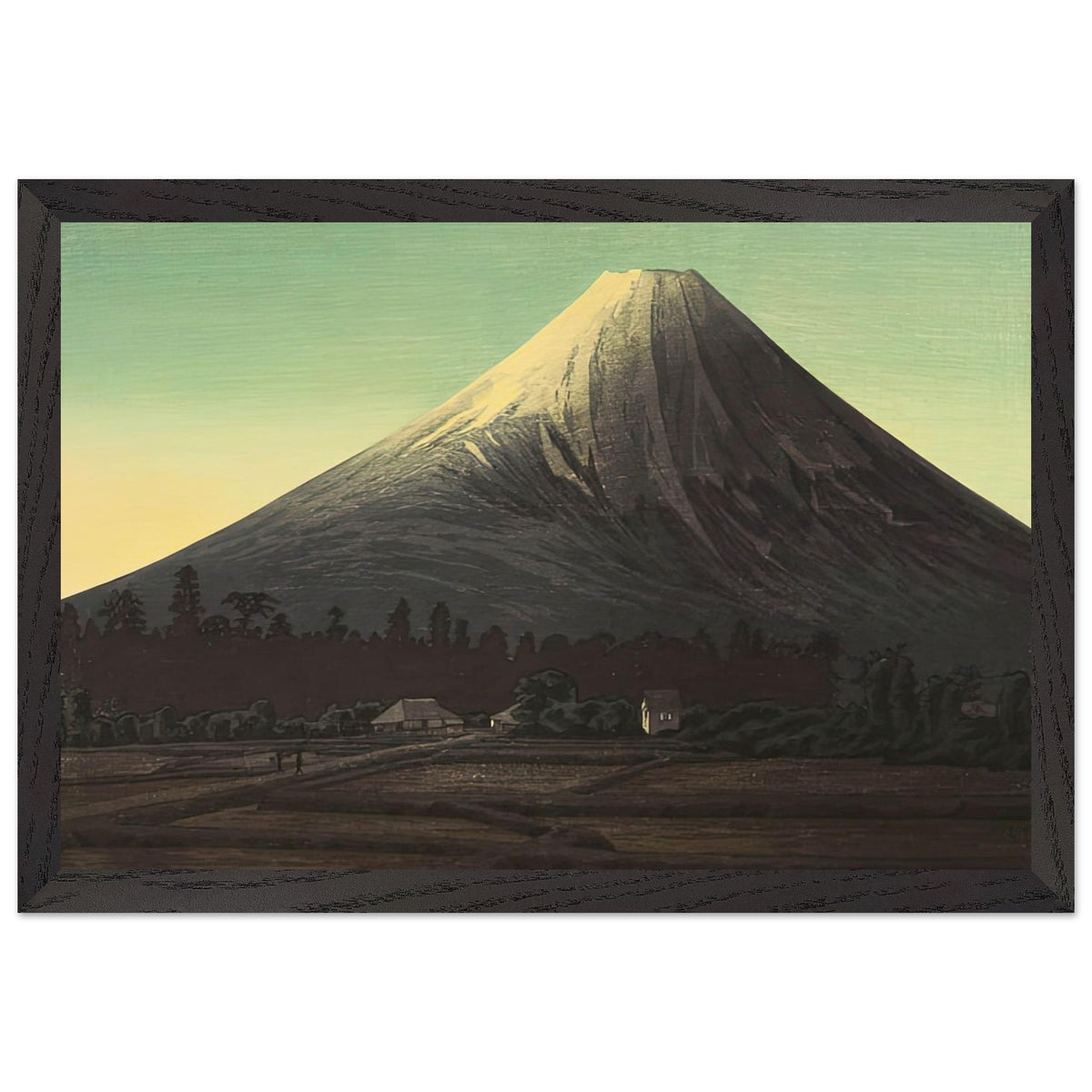 Fuji near Tamaho by Shotei Takahashi, framed poster, view 2