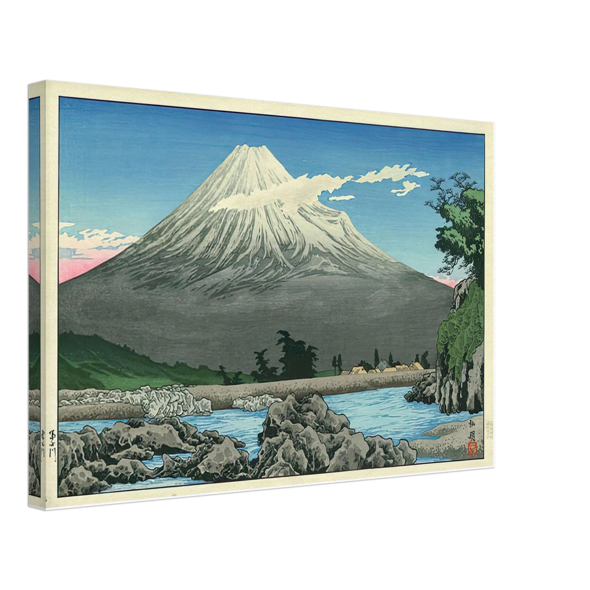 Fuji River by Shotei Takahashi, canvas