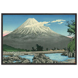 Fuji River by Shotei Takahashi, framed poster