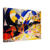 Future (study) by Giacomo Balla, canvas, view 2