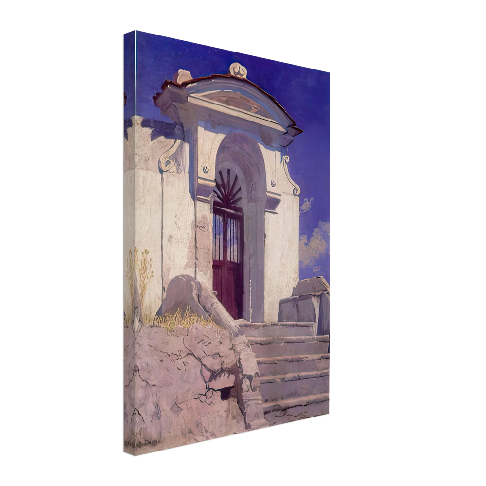 Garden gate in Amalfi by Edward Okuń, canvas