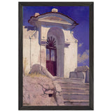 Garden gate in Amalfi by Edward Okuń, framed poster, view 2