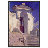 Garden gate in Amalfi by Edward Okuń, framed poster