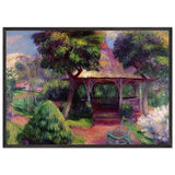 Garden in Hartford by William James Glackens, framed poster, view 3