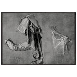 Garment Studies by Albrecht Durer, framed poster, view 3