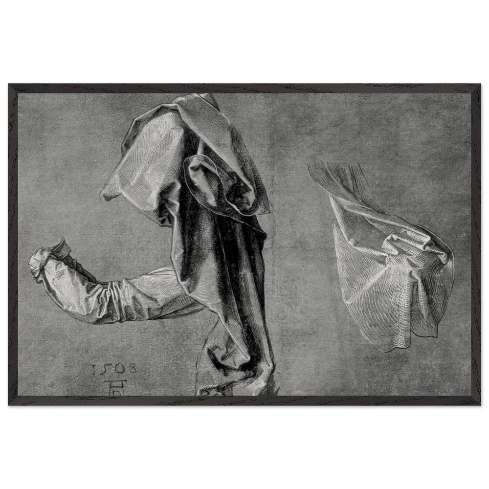 Garment Studies by Albrecht Durer, framed poster