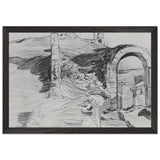Gates in the Tower by Konstantin Bogaevsky, framed poster, view 2