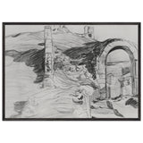 Gates in the Tower by Konstantin Bogaevsky, framed poster, view 3