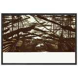 Gear by Anna Ostroumova-Lebedeva, framed poster